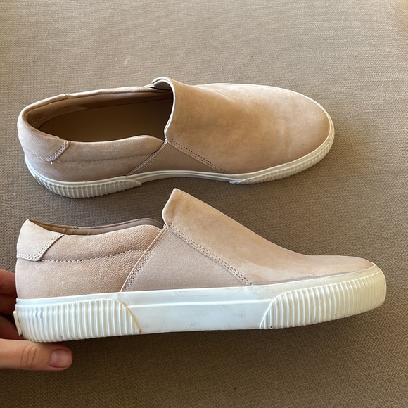 Vince Beige/Sand Color Slip On Sneakers size 8